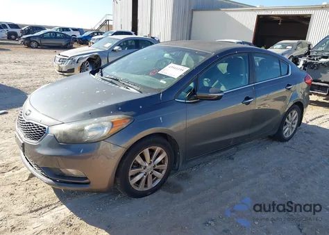 2014 Kia Forte Ex from USA, damaged, VIN KNAFX4A83E5095405
